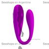 Vibrador estimulador de clitoris con control bluetoth y carga USB